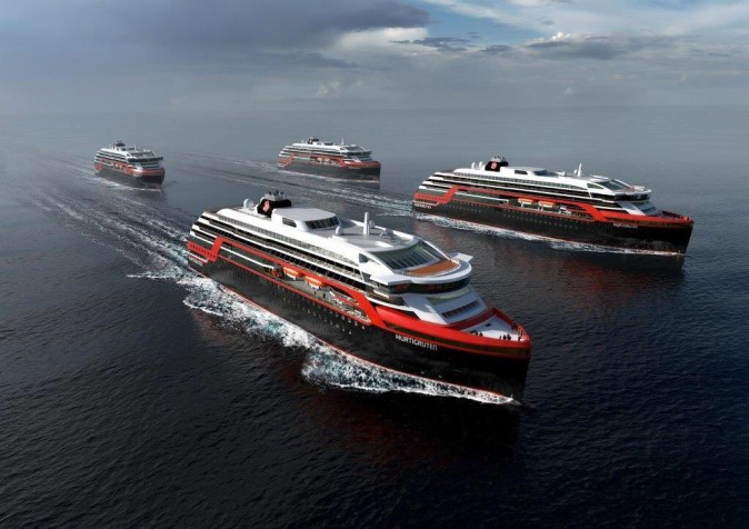 Hurtigruten sustainable cruise ships are first hybrid electric-powered ships.