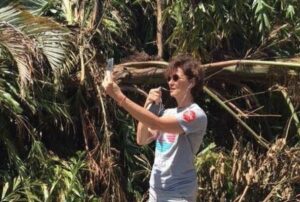 Joyce Landry after Hurricane Irma