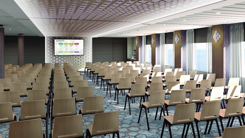 Floating Hotels Celebrity Edge Meeting Space theater style