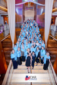 Daughters of the American Revolution aboard the Celebrity Summit.