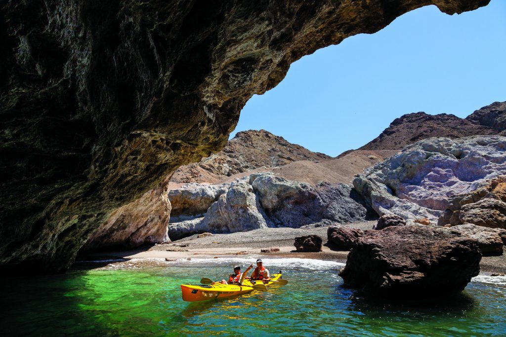 Kayaking during Lindblad-National Geographic Wild Baja Adventure