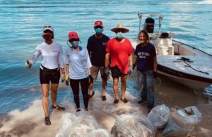 Joyce Landry Beach Cleanup with Miami Waterkeepers