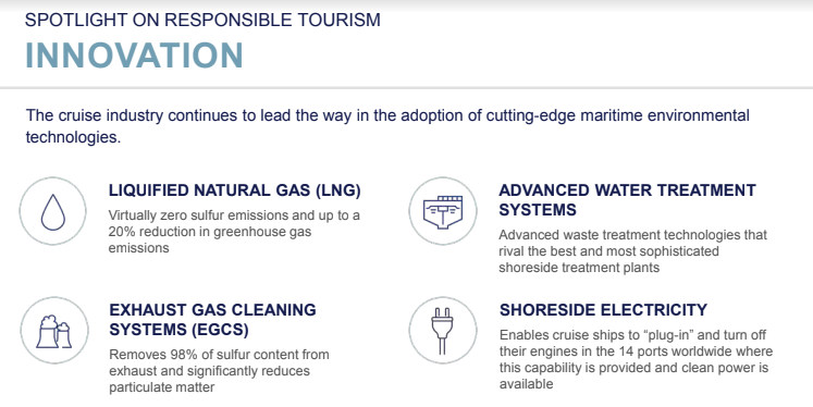 CLIA State of Cruis Industry 2021 - responsible tourism