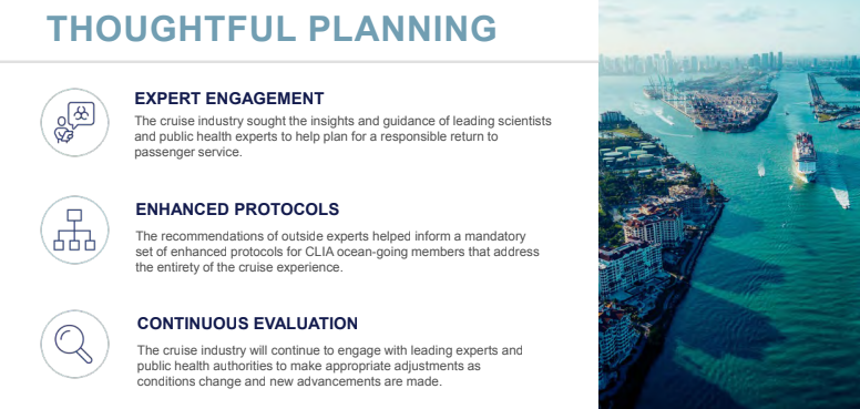 CLIA 2021 State of Cruise Industry - Planning -Protocols