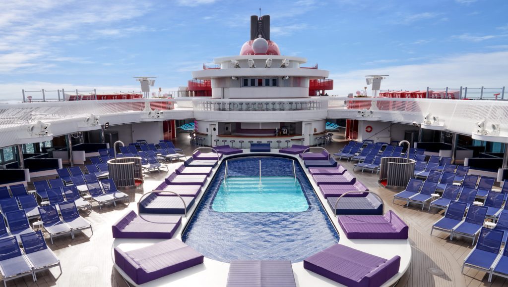 Virgin Voyages Pool Deck