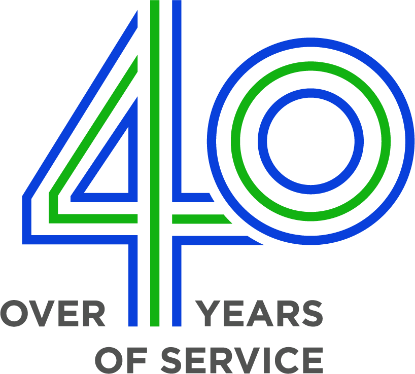 Landry Kling Over 40 Years of Service logo