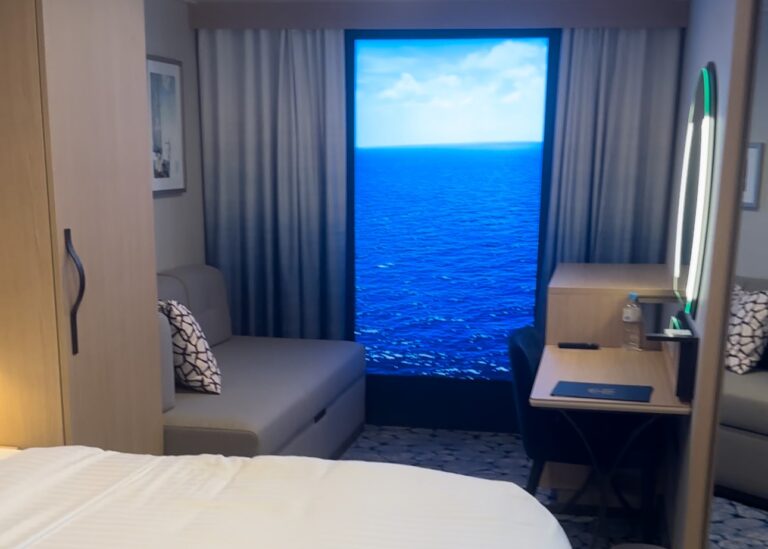 Utopia of the Seas Virtual Balcony Stateroom