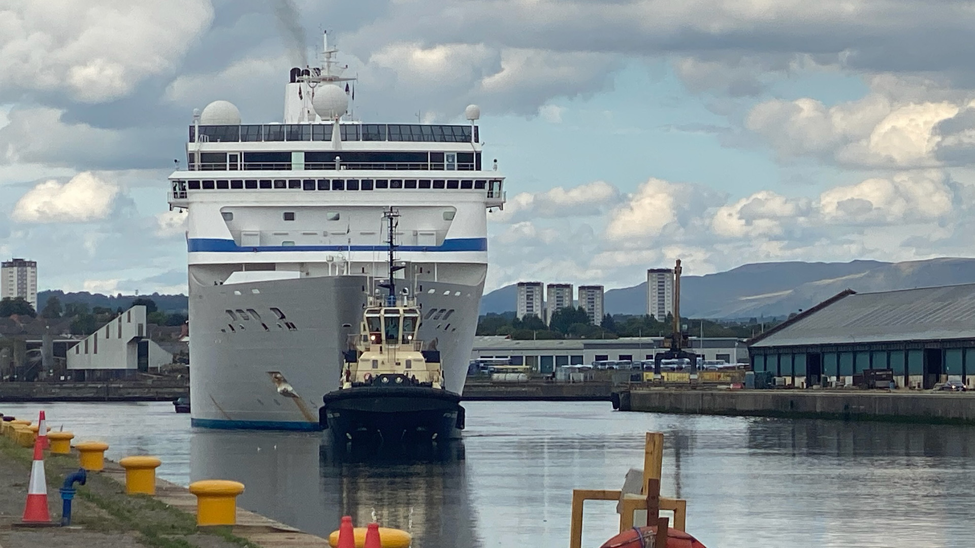 Ukraine asylum housing vessel Scotland